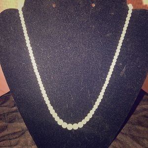 Vintage Faux Pearl Necklace